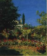Claude Monet Flowering Garden oil on canvas